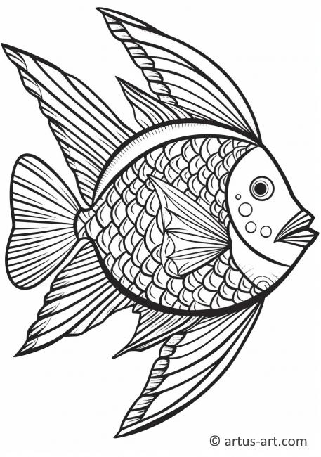 Triggerfish Coloring Page